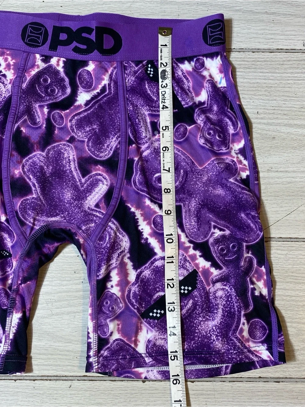 PSD Men's Boxer Briefs Large L Sour Patch Kids Purple Athletic Underwear NWOT!